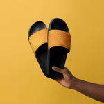 Men's Yellow Gradient Slide Sandals