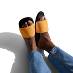 Men's Yellow Gradient Slide Sandals
