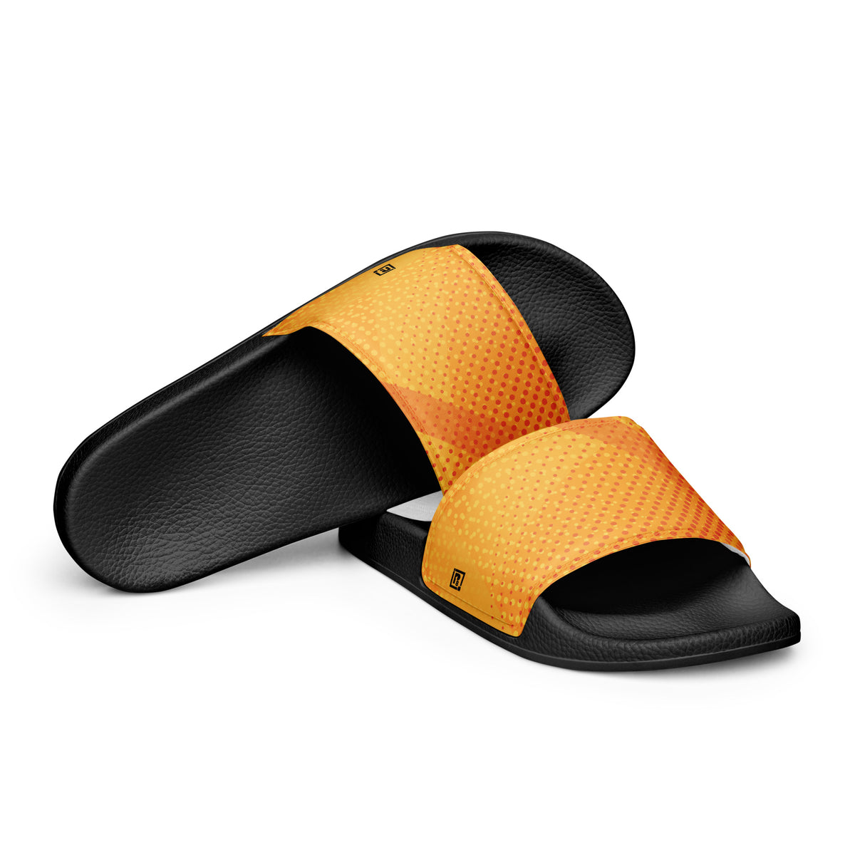 Men's Yellow Gradient Slide Sandals