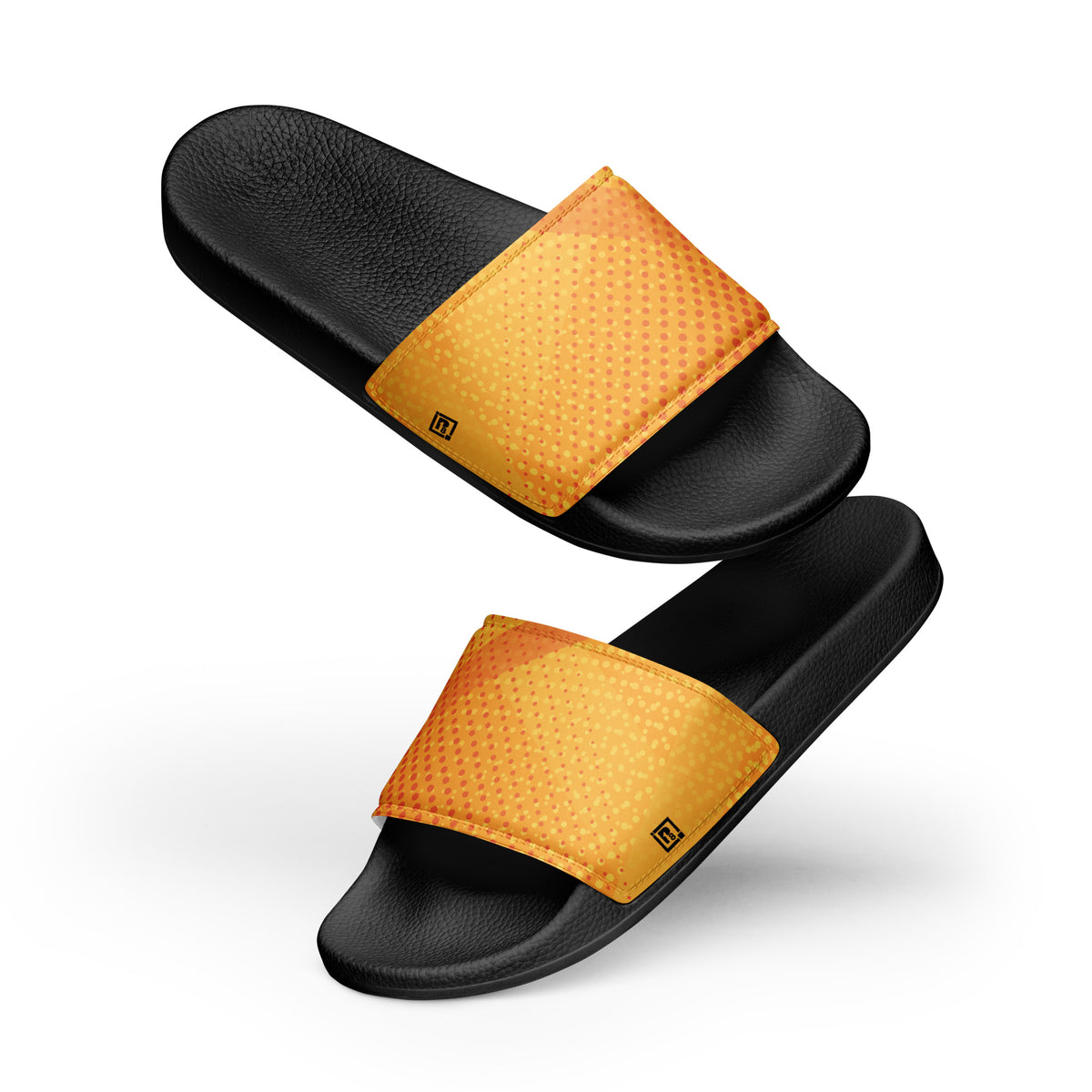 Men's Yellow Gradient Slide Sandals