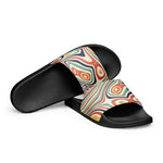 Women's Psychedelic Print Slide Sandals