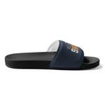 Men's "Stay Strong" Navy Slide Sandals