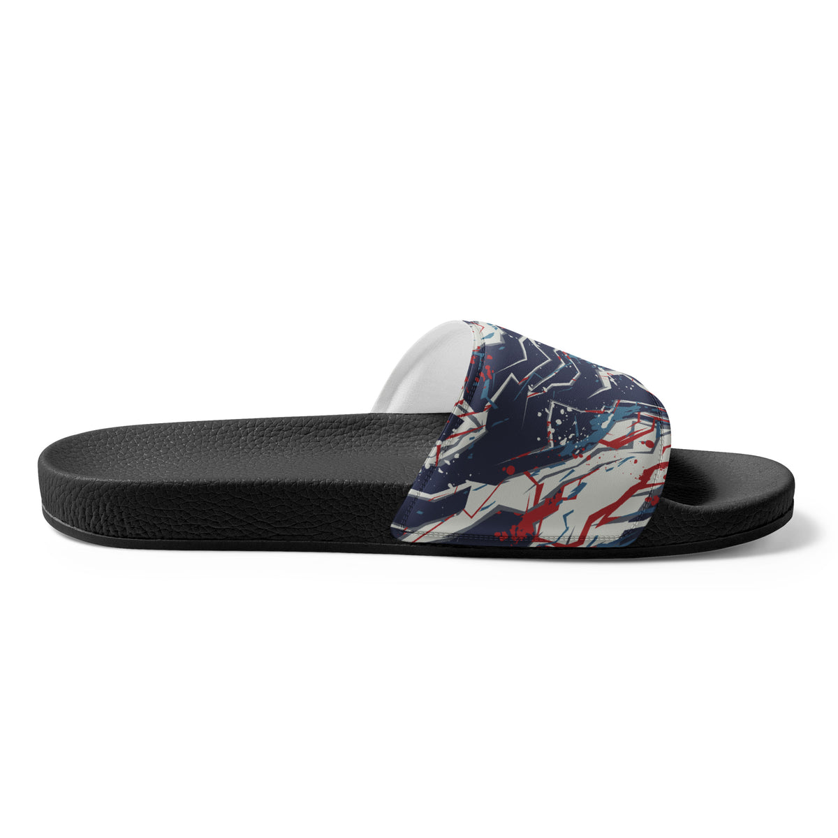 Men’s Abstract Print Slides