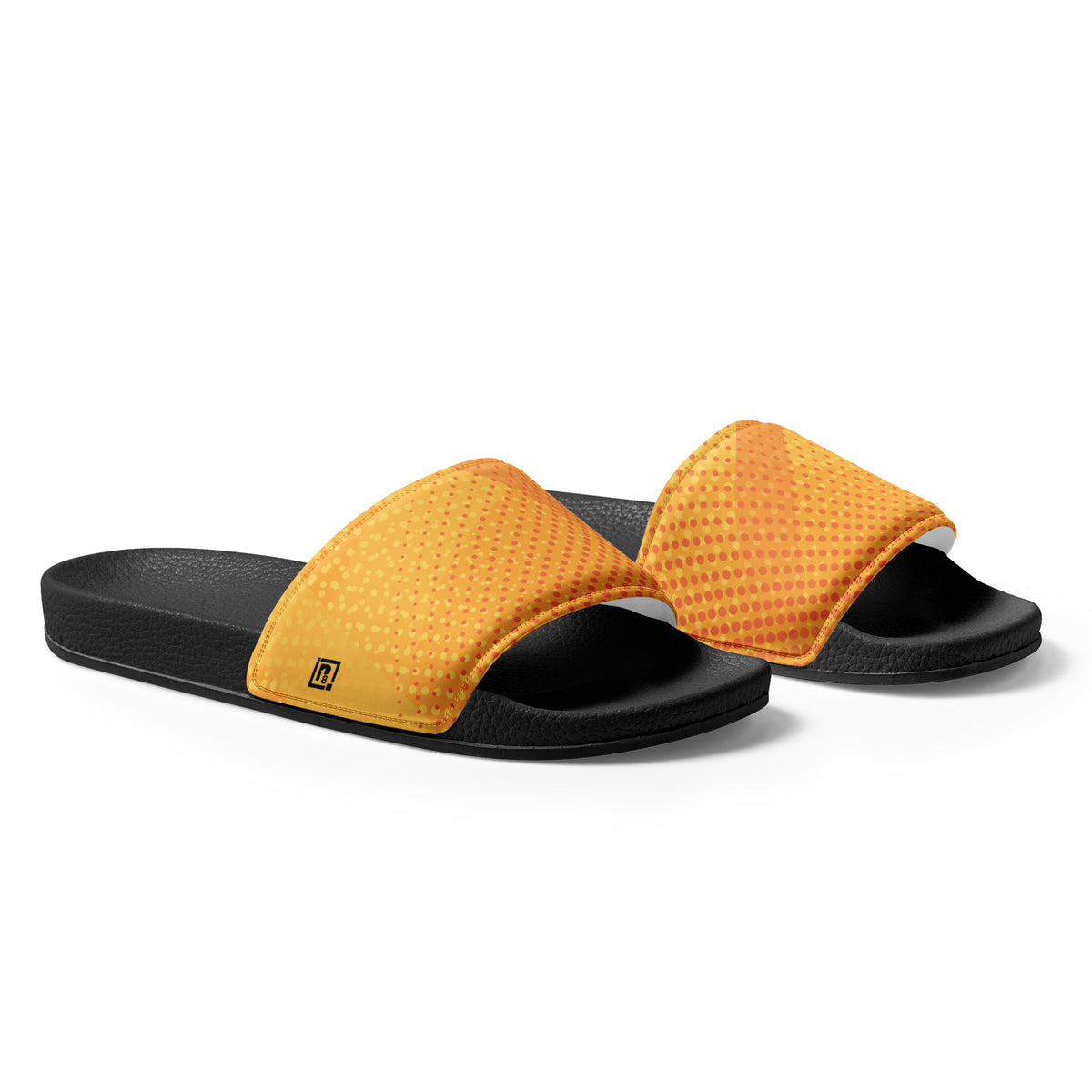 Men's Yellow Gradient Slide Sandals