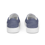 Men's Blue Textured Slip-On Shoes