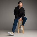 Men's Ancient Script Printed Slip-On Shoes