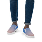 Men's Blue Gradient Slip-On Shoes