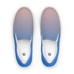 Men's Blue Gradient Slip-On Shoes