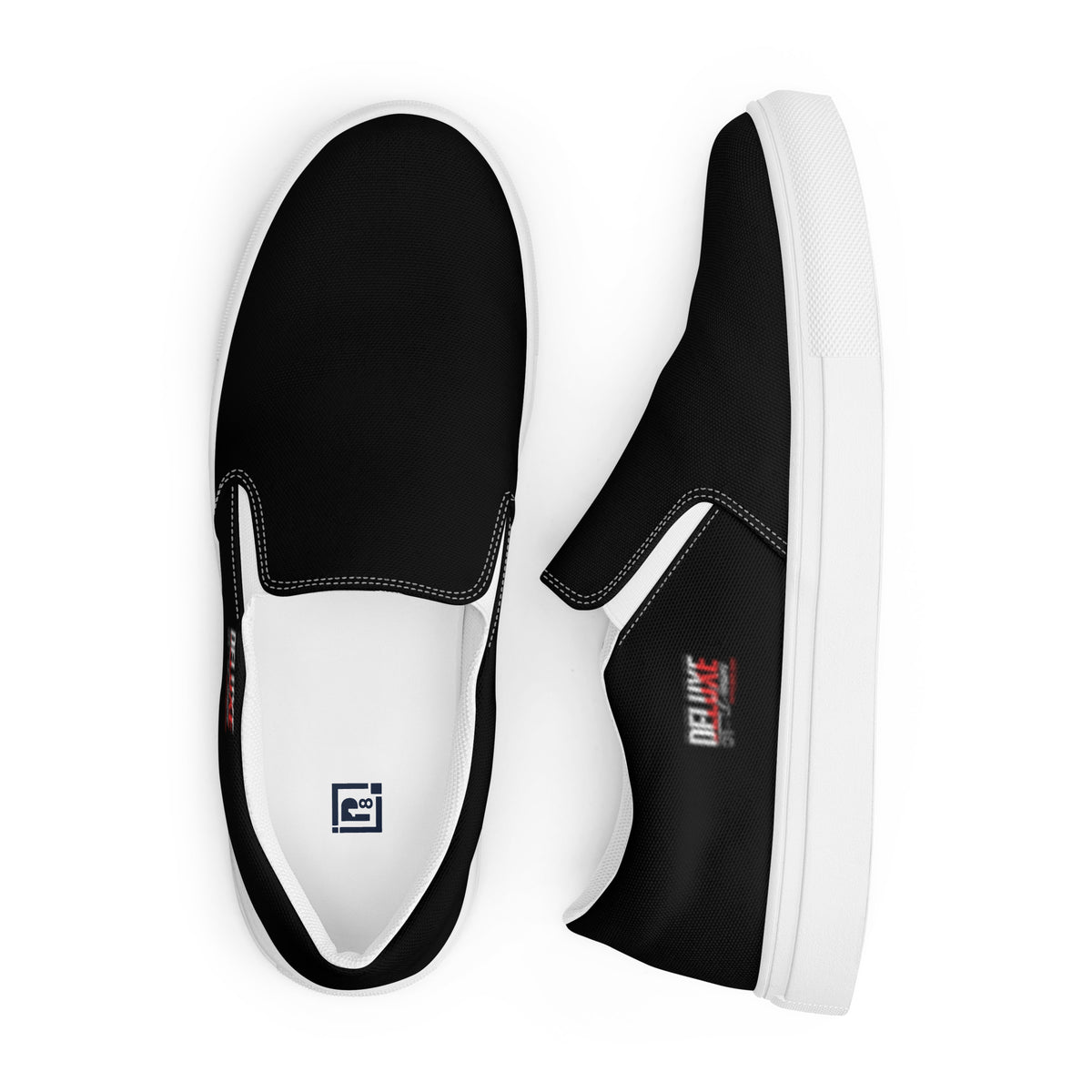 Men's Black Slip-On Shoes