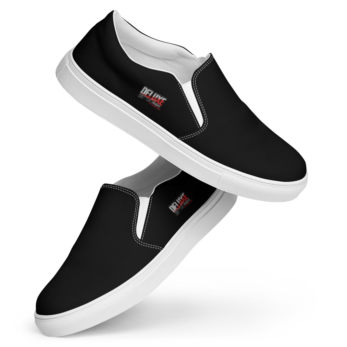 Men's Black Slip-On Shoes