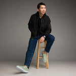 Men's Sage Green Slip-On Shoes