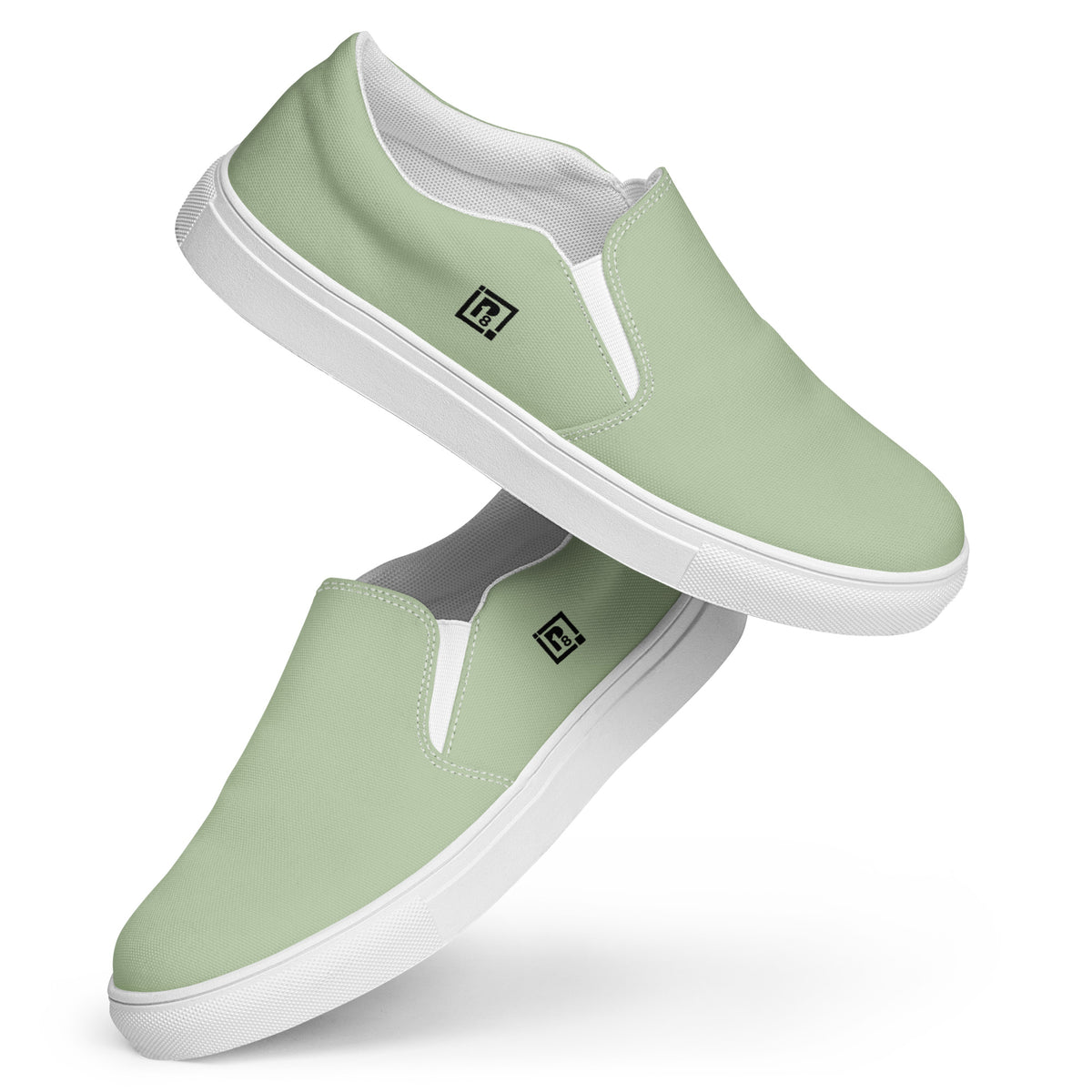 Men's Sage Green Slip-On Shoes
