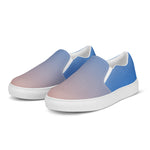 Men's Blue Gradient Slip-On Shoes