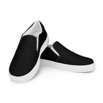 Men's Black Slip-On Shoes