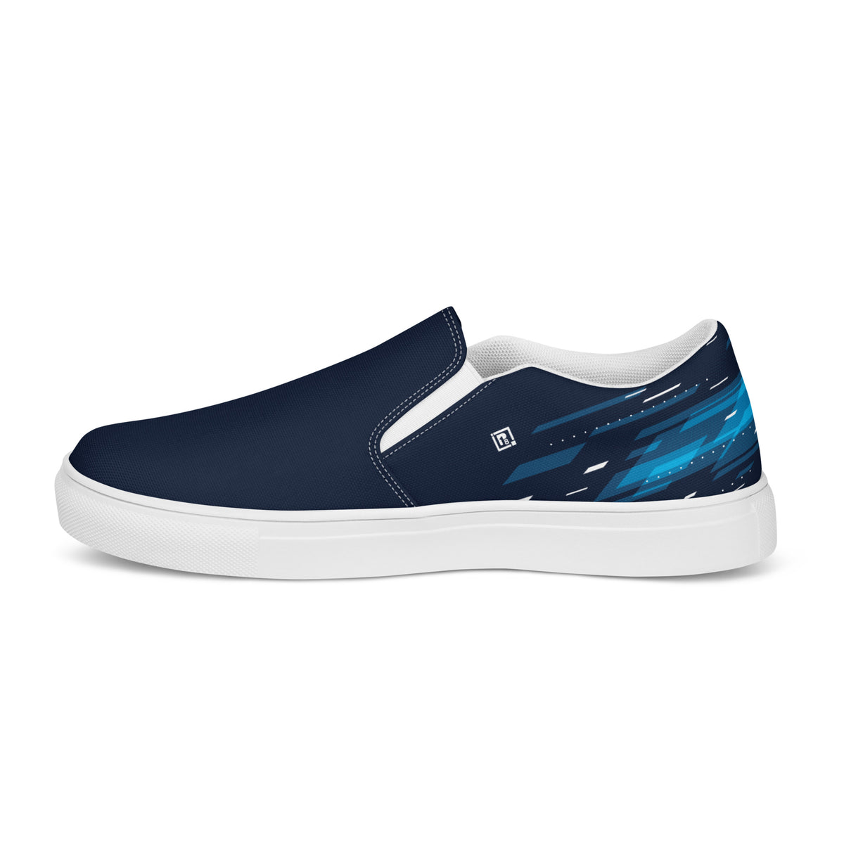 Men's Navy Blue Slip-On Shoes