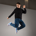 Men's Blue Gradient Slip-On Shoes