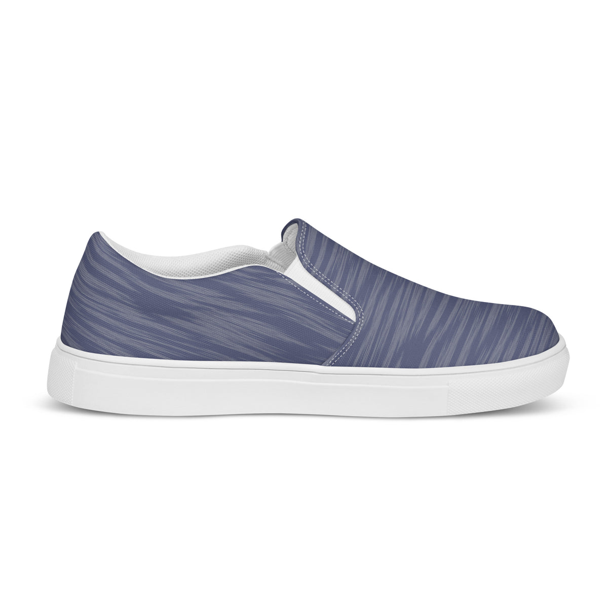 Men's Blue Textured Slip-On Shoes