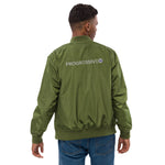 Men’s Olive Green Bomber Jacket – Sleek, Lightweight & Versatile