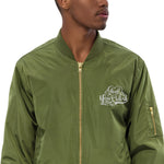 Men’s Olive Green Bomber Jacket – Sleek, Lightweight & Versatile