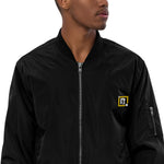 Men’s Black Classic Bomber Jacket – Sleek, Lightweight & Versatile