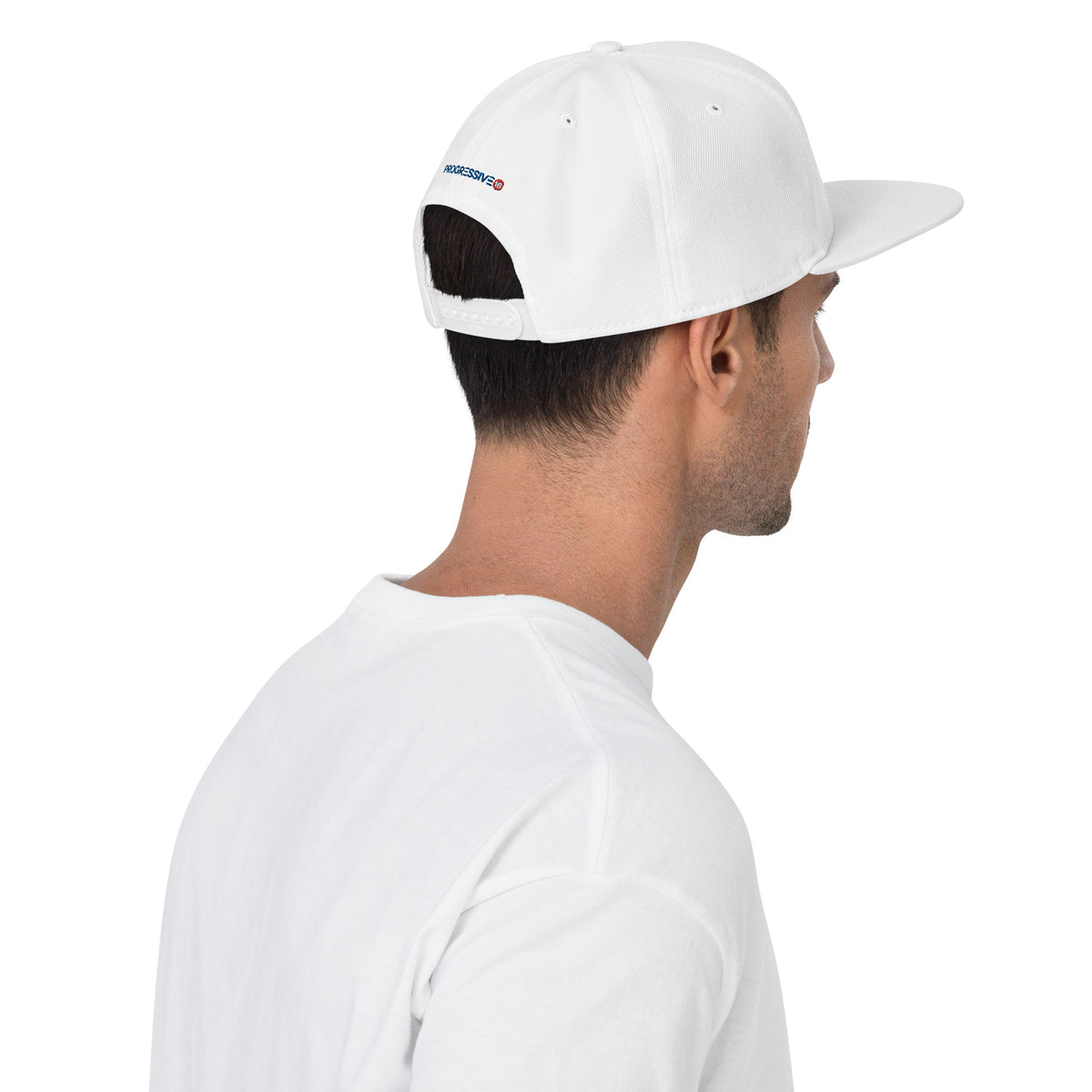 Classic White Snapback Cap