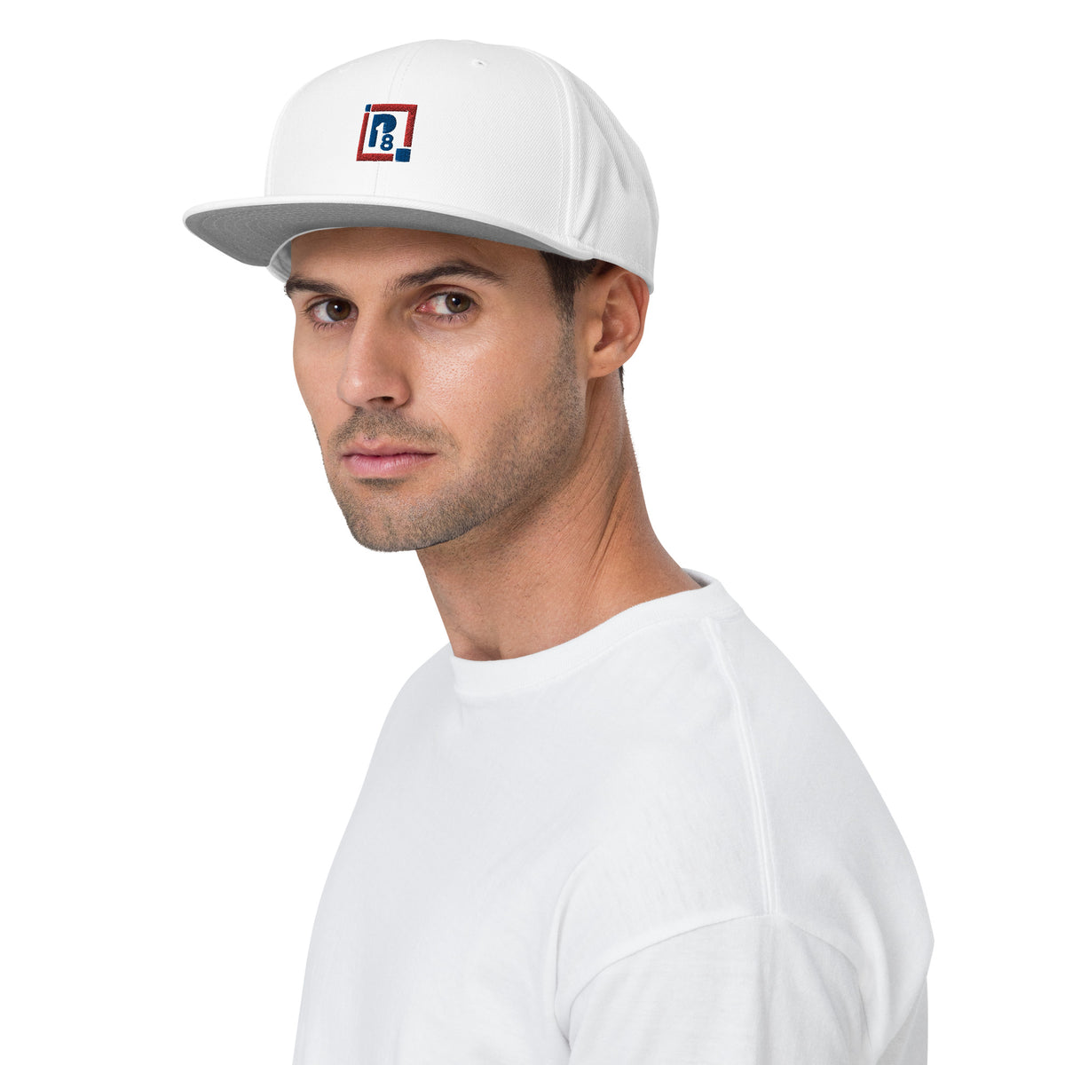 Classic White Snapback Cap