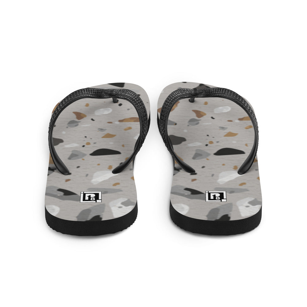 Men's Terrazzo Print Flip-Flops