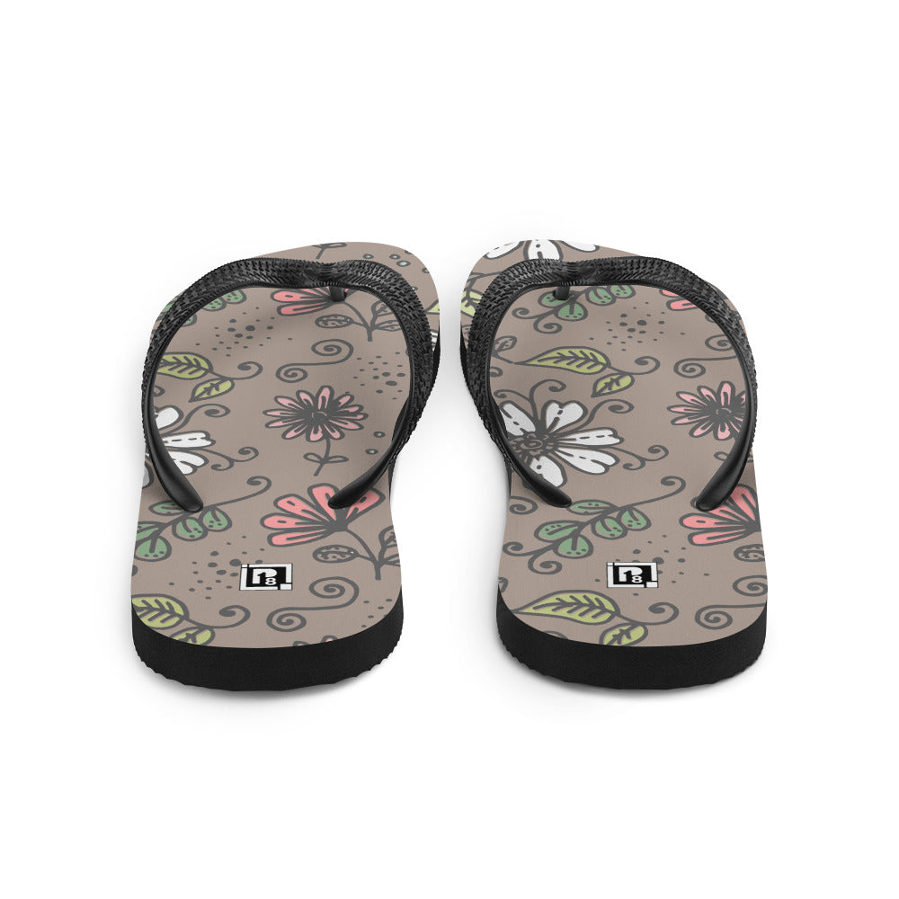 Women's Doodle Bloom Flip Flops