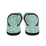 Women's Mint Blossom Flip Flops