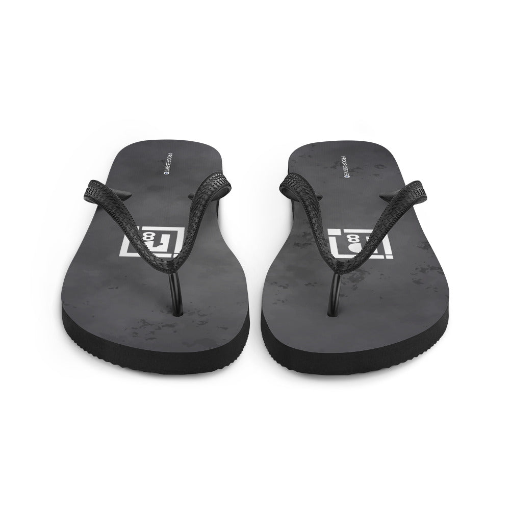 Women's Monochrome Logo Flip Flops
