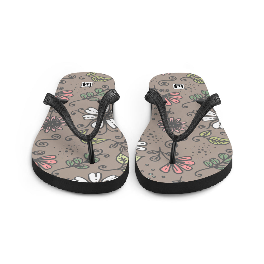 Women's Doodle Bloom Flip Flops
