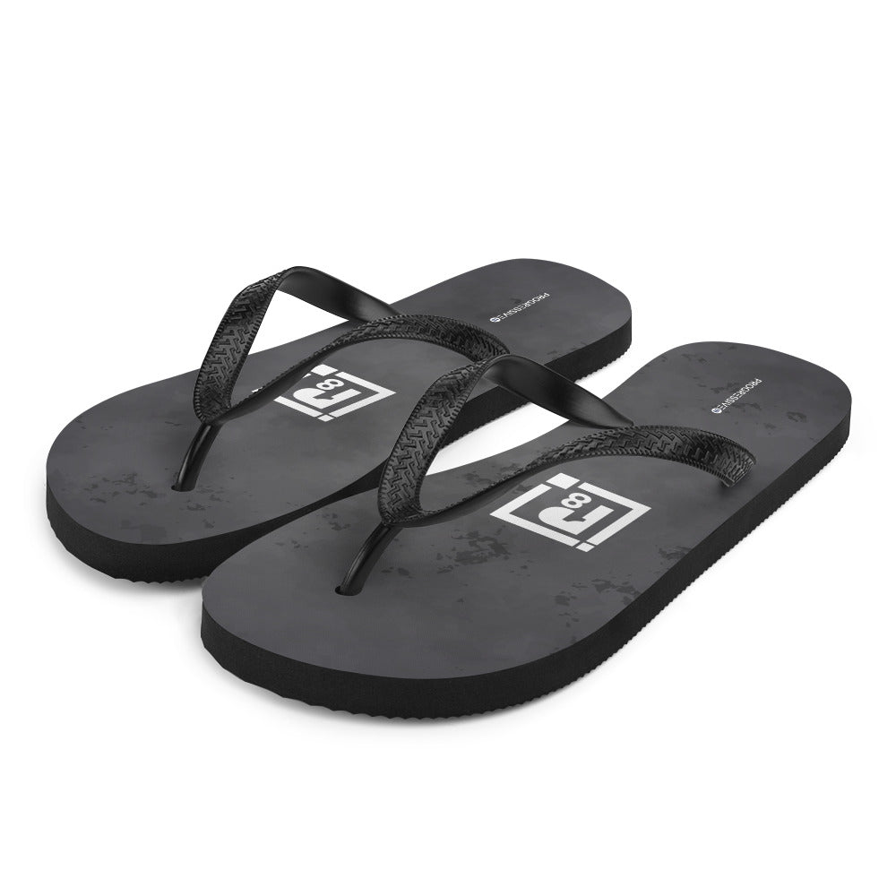 Women's Monochrome Logo Flip Flops