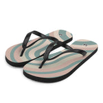 Women's Retro Swirl Flip Flops