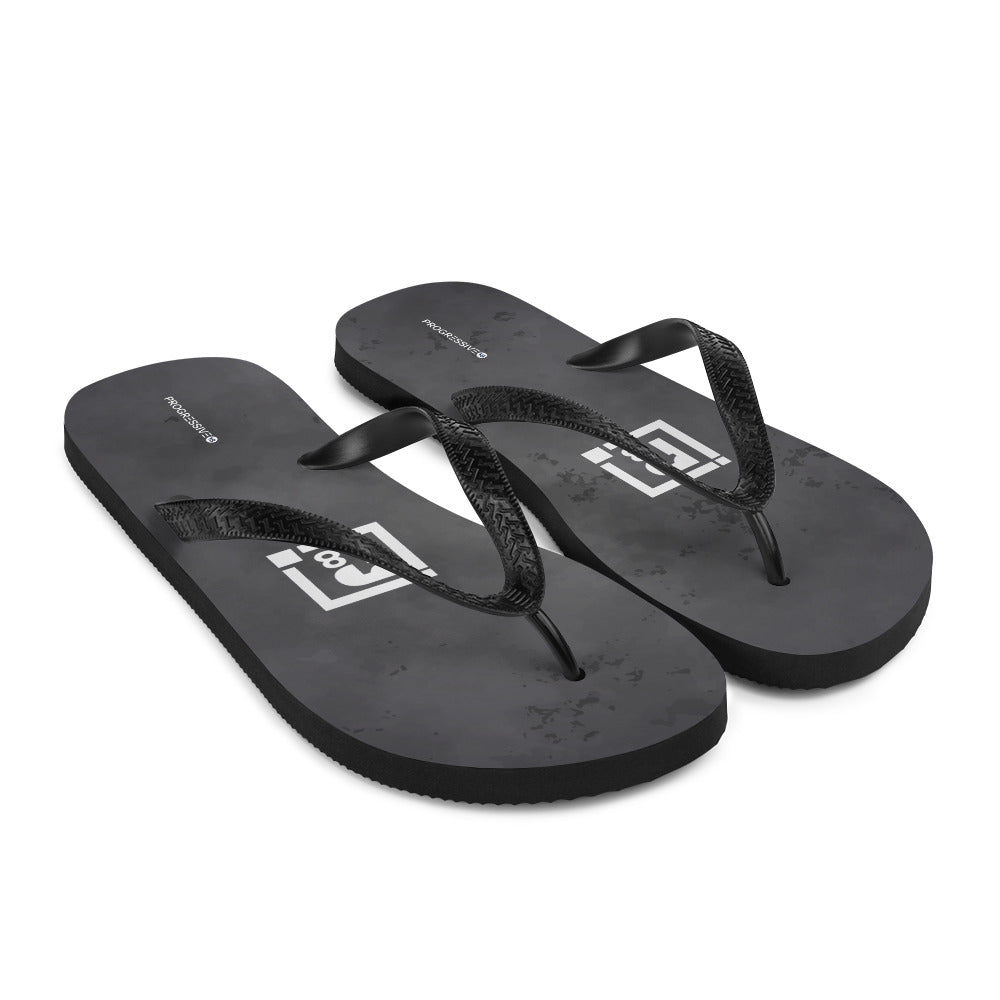 Women's Monochrome Logo Flip Flops