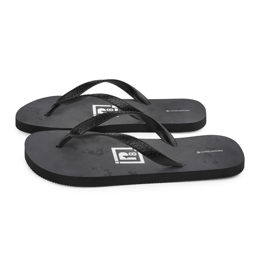 Women's Monochrome Logo Flip Flops