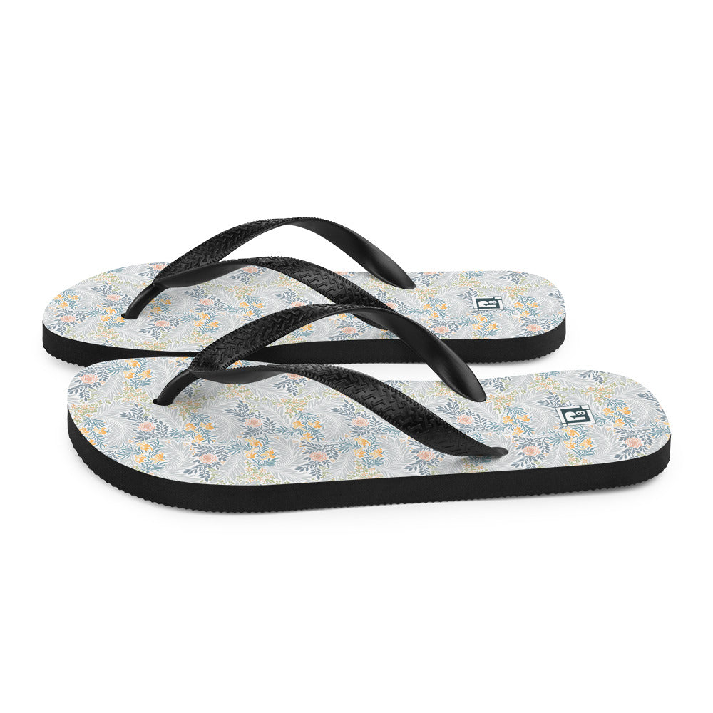 Women's Pastel Garden Flip Flops
