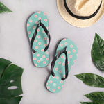 Women's Mint Blossom Flip Flops