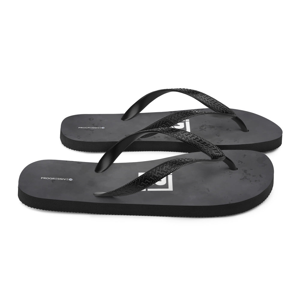 Women's Monochrome Logo Flip Flops