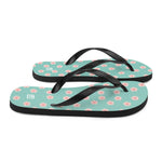 Women's Mint Blossom Flip Flops