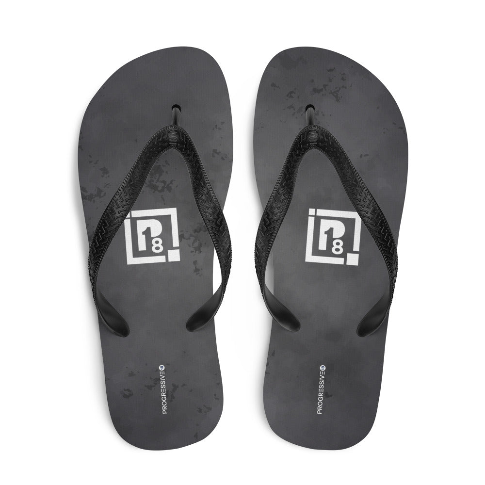 Women's Monochrome Logo Flip Flops