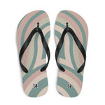 Women's Retro Swirl Flip Flops