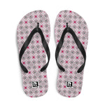 Women's Abstract Mosaic Flip Flops