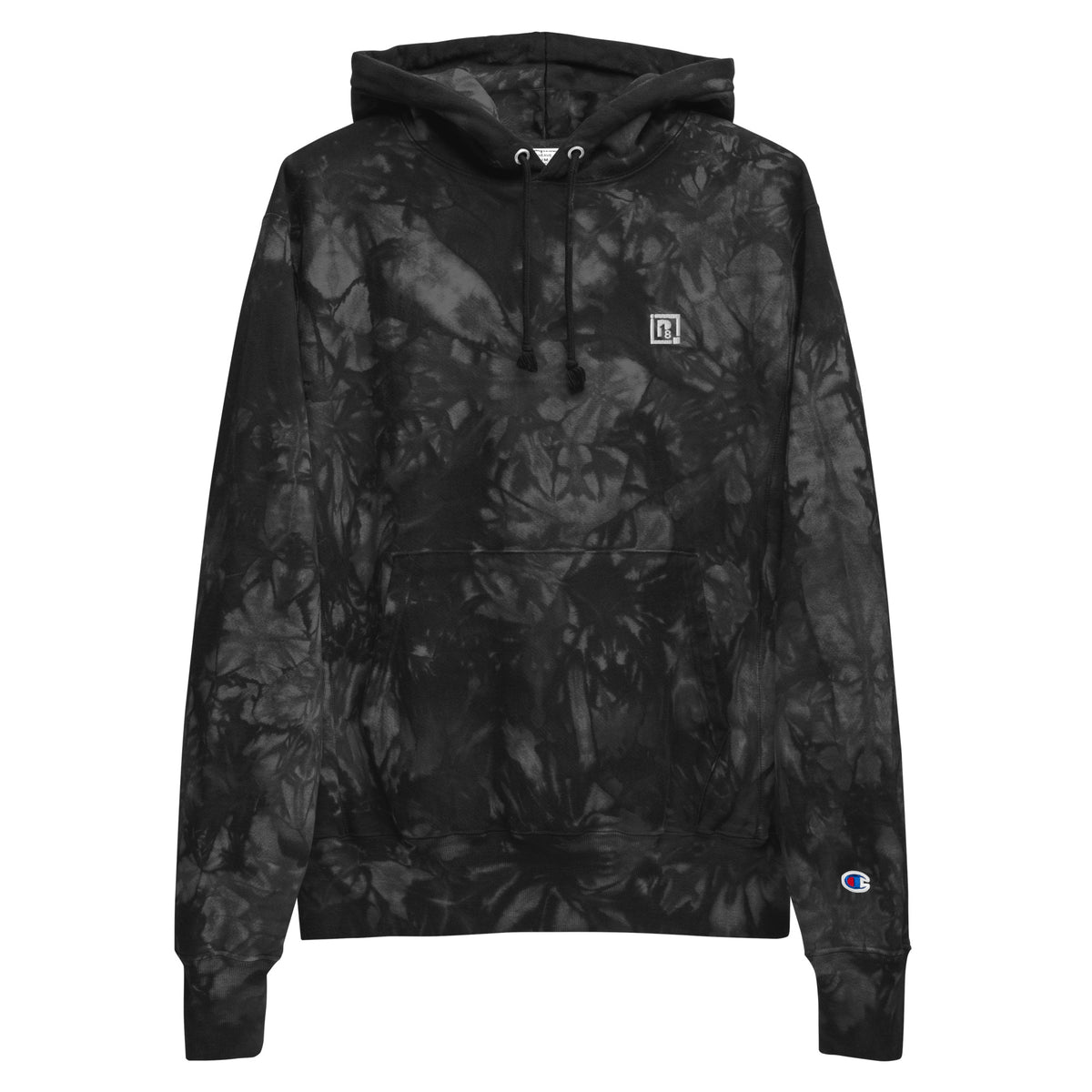 Women’s Black Tie-Dye Hoodie
