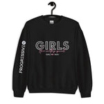 Women's Black "GIRLS - Girl Power" Graphic Sweatshirt