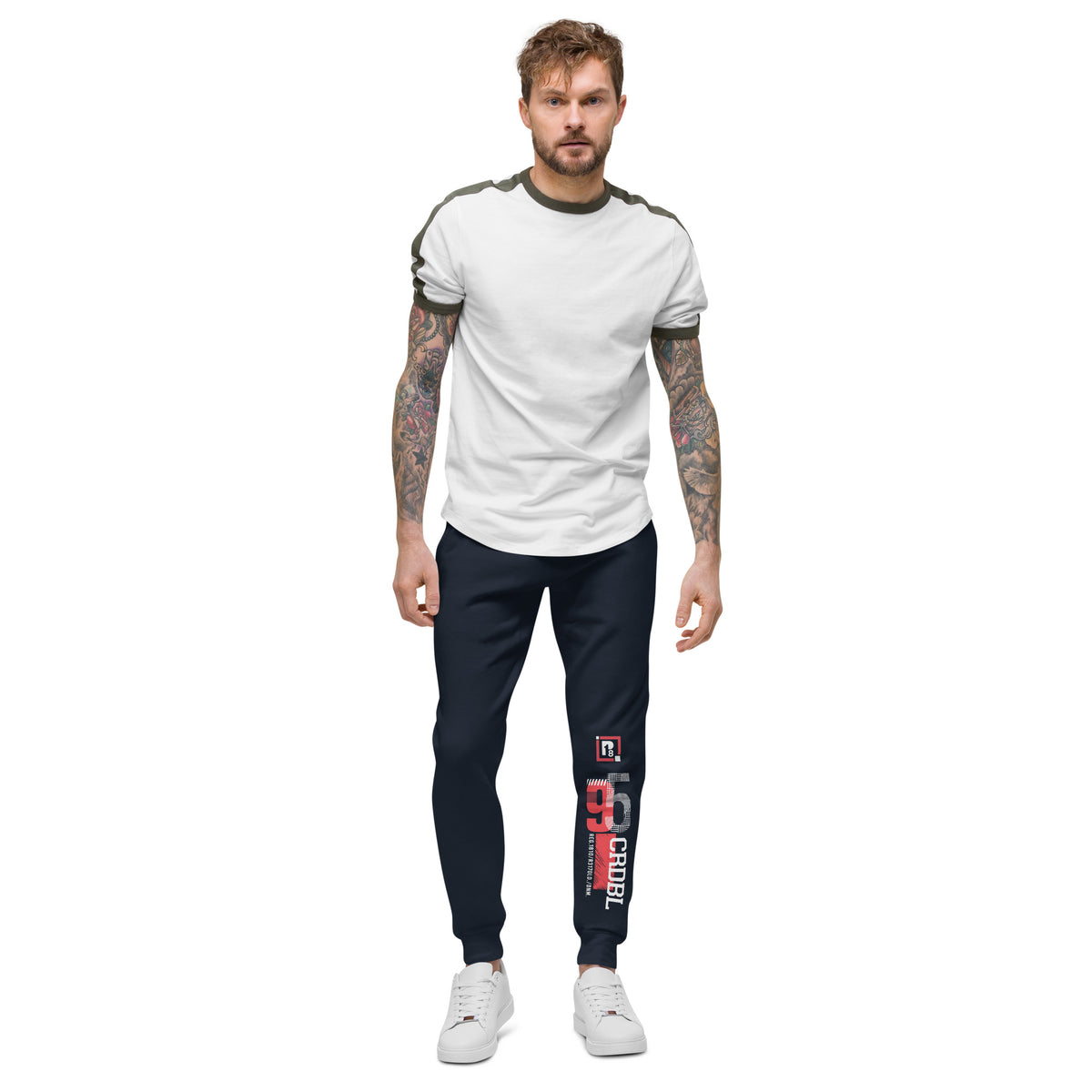 Men’s Black Graphic Sweatpants