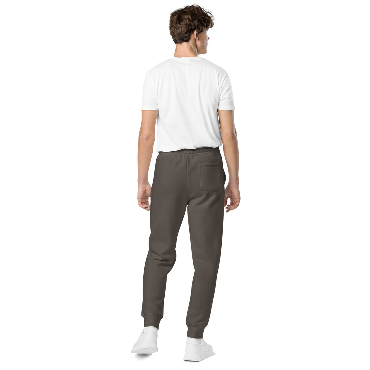 Men’s Charcoal Gray Tapered Sweatpants