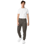 Men’s Charcoal Gray Tapered Sweatpants