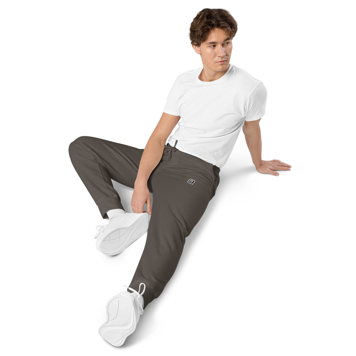 Men’s Charcoal Gray Tapered Sweatpants