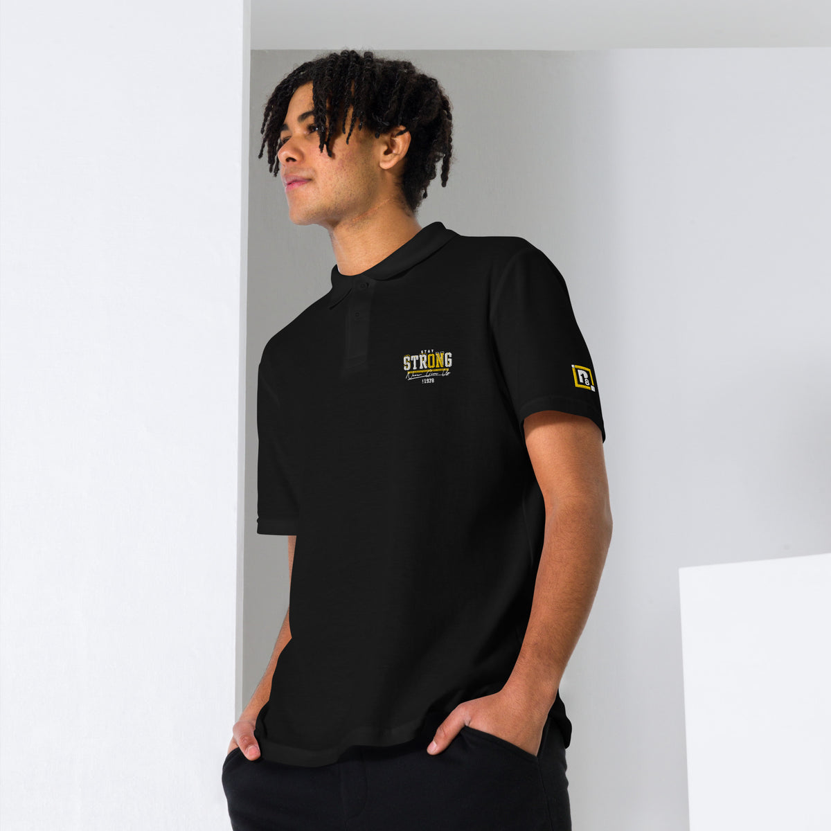 Men’s Black Polo T-Shirt