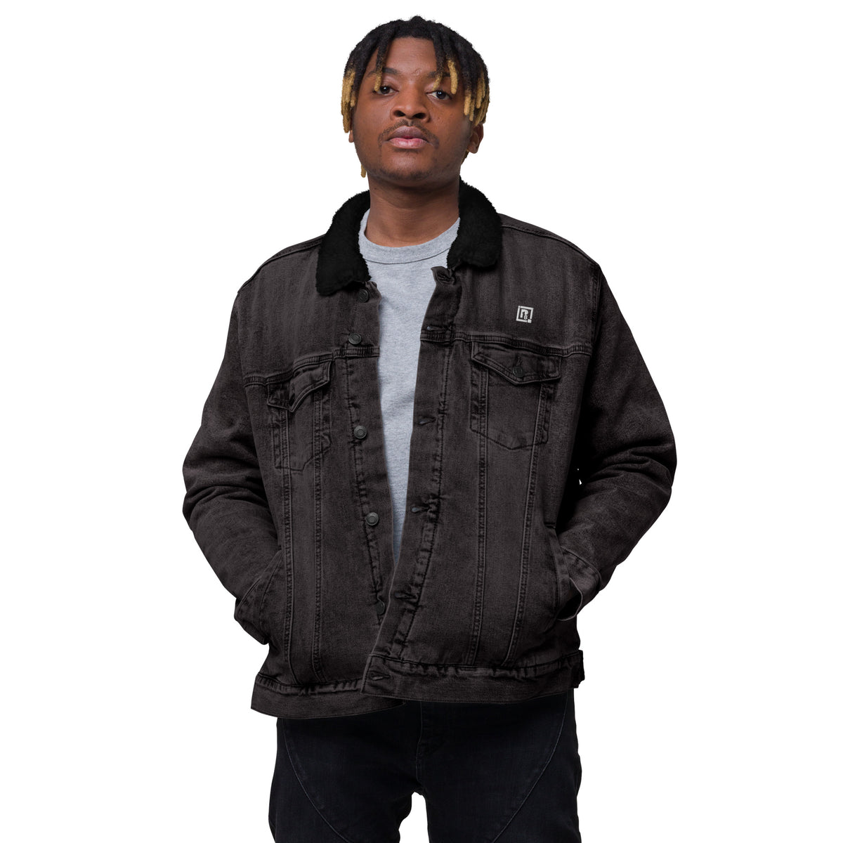 Men’s Denim Sherpa Jacket – "True Iconic Street Style"